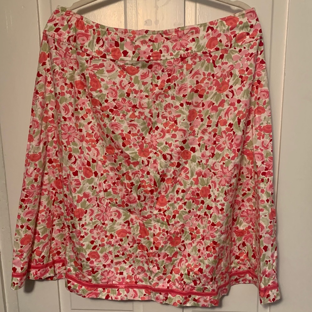 Women’s Hanna Anderson pink floral skirt